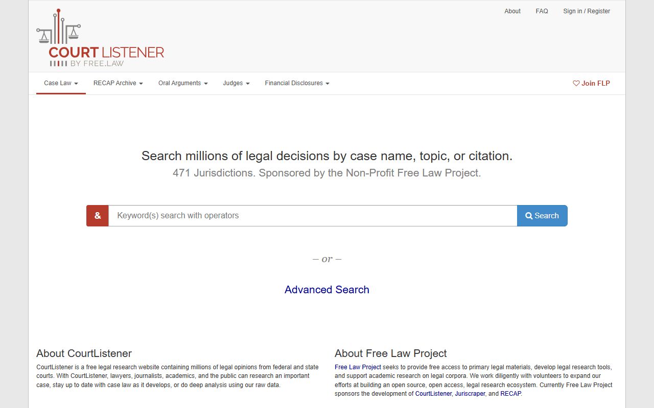 St. Charles County court records CourtListener legal search source