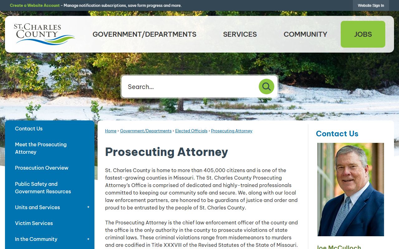 St. Charles County criminal court records Prosecuting Attorney source